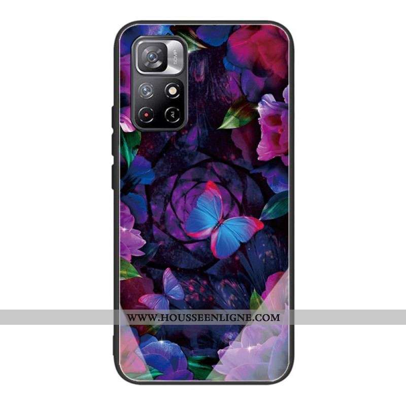 Coque Xiaomi Redmi Note 11 Pro Plus 5G Verre Trempé Variation Papillons