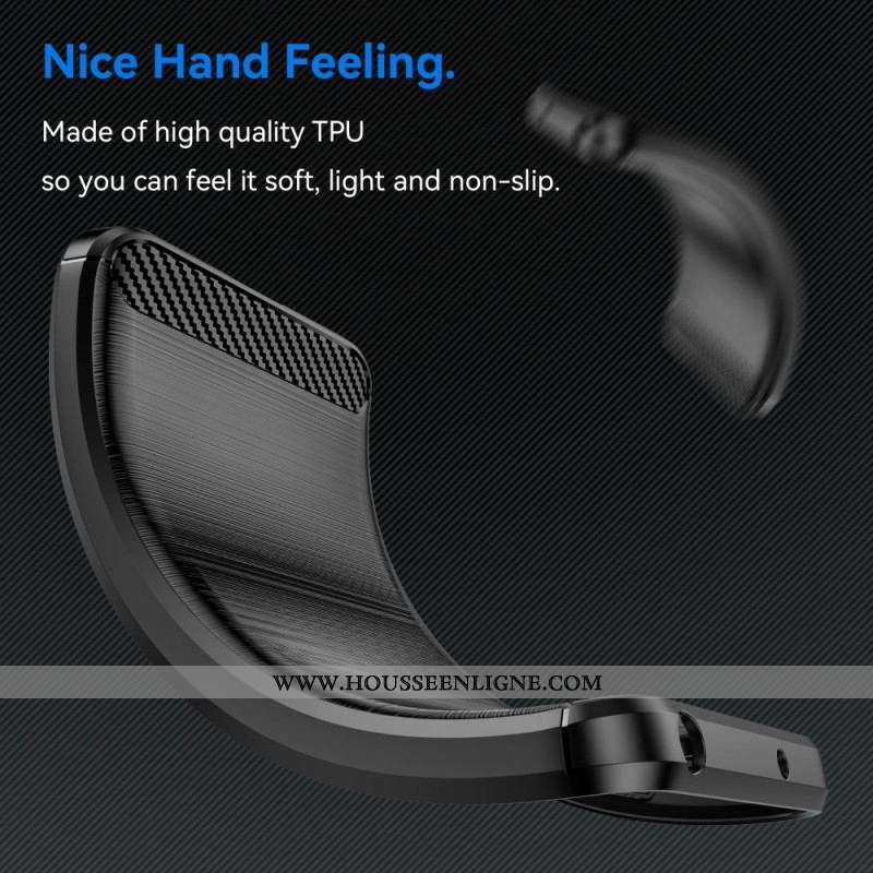 Coque Xiaomi Redmi Note 12 4G Fibre Carbone Brossée