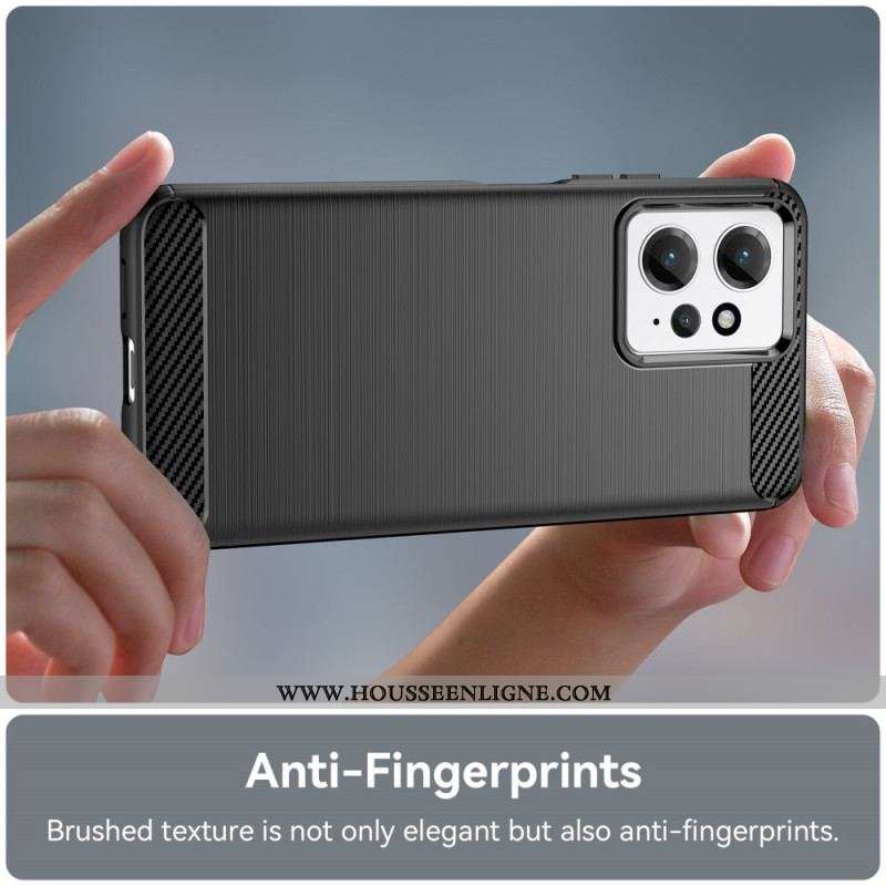 Coque Xiaomi Redmi Note 12 4G Fibre Carbone Brossée