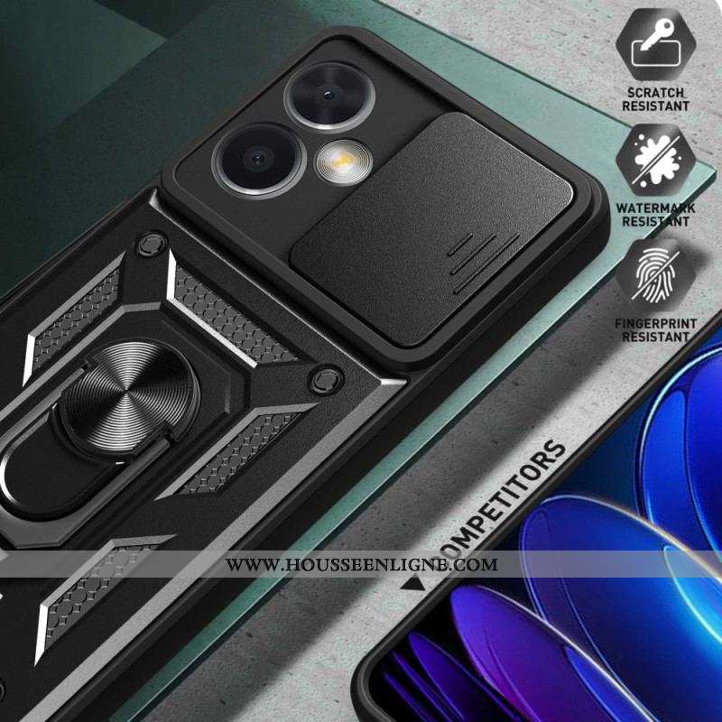 Coque Xiaomi Redmi Note 12/Poco X5 5G Protège Appareil Photo et Support
