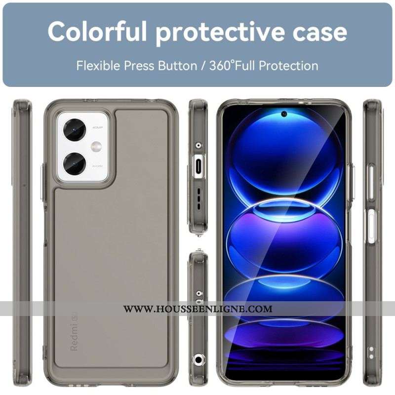 Coque Xiaomi Redmi Note 12/Poco X5 5G Transparente Candy Series