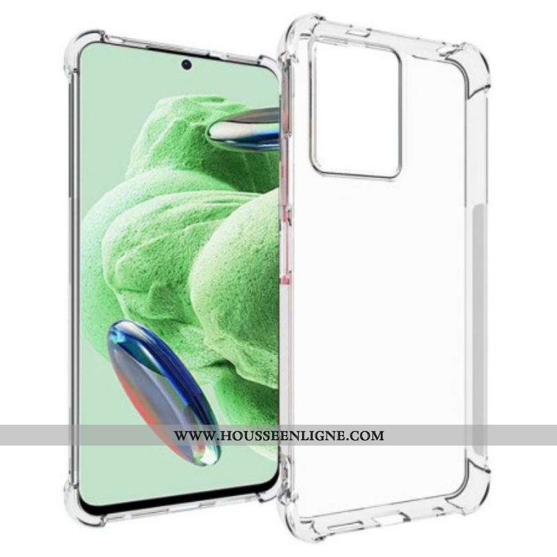 Coque Xiaomi Redmi Note 12/Poco X5 5G Transparente Coins Renforcés