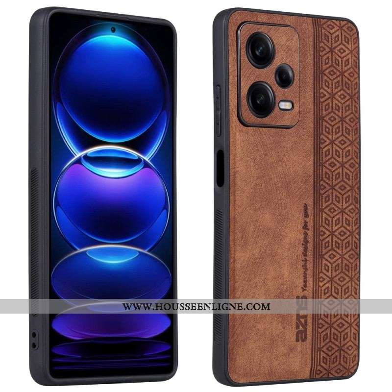 Coque Xiaomi Redmi Note 12 Pro Plus Effet Cuir AZNS