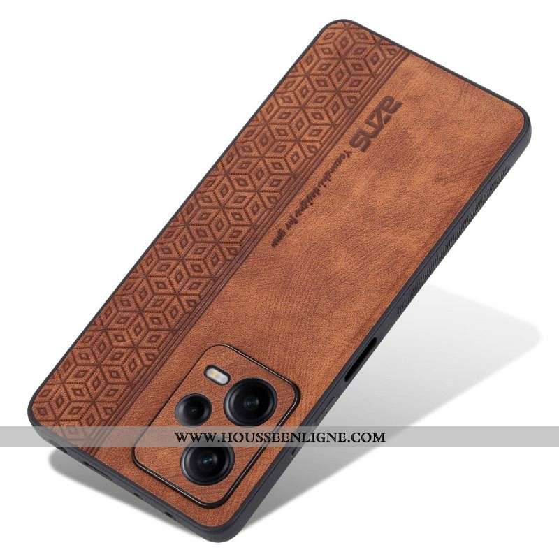 Coque Xiaomi Redmi Note 12 Pro Plus Effet Cuir AZNS