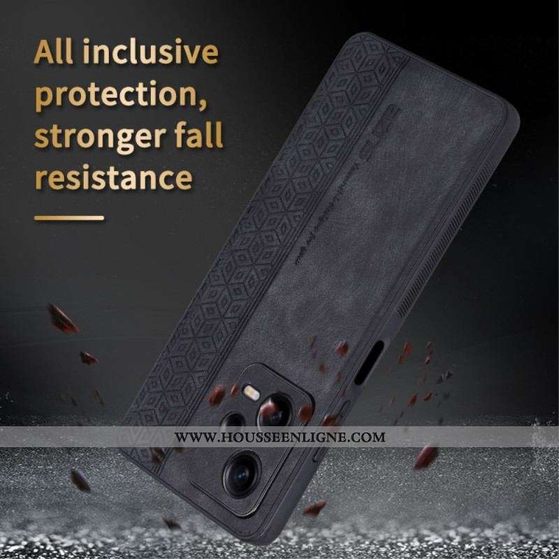 Coque Xiaomi Redmi Note 12 Pro Plus Effet Cuir AZNS