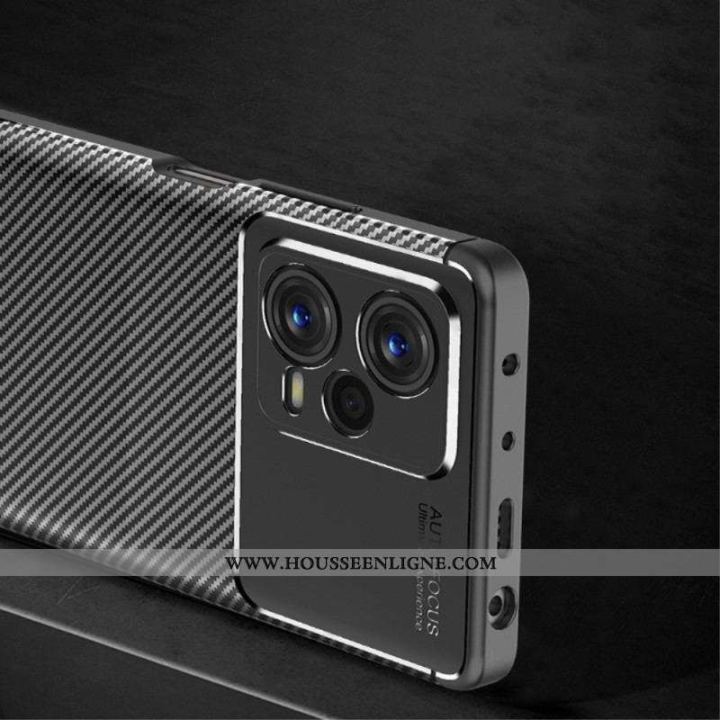 Coque Xiaomi Redmi Note 12 Pro Plus Flexible Texture Fibre Carbone