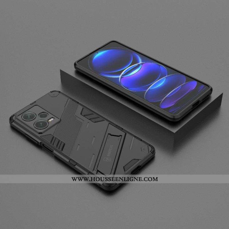 Coque Xiaomi Redmi Note 12 Pro Plus Support Amovible Deux Positions Mains Libres