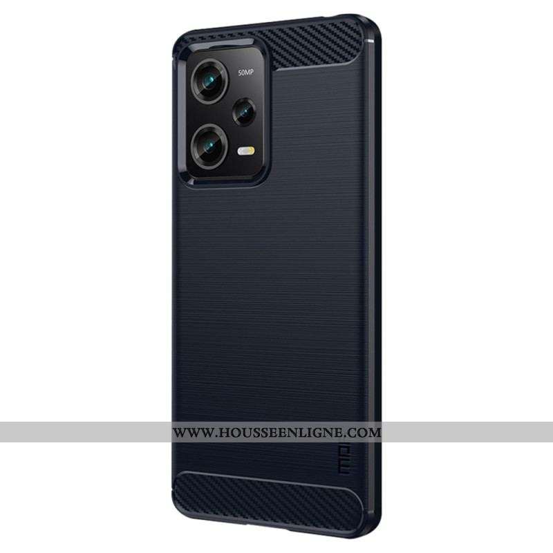 Coque Xiaomi Redmi Note 12 Pro/Poco X5 Pro 5G Fibre Carbone Brossée MOFI