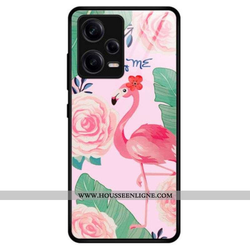 Coque Xiaomi Redmi Note 12 Pro Verre Trempé Flamant Rose