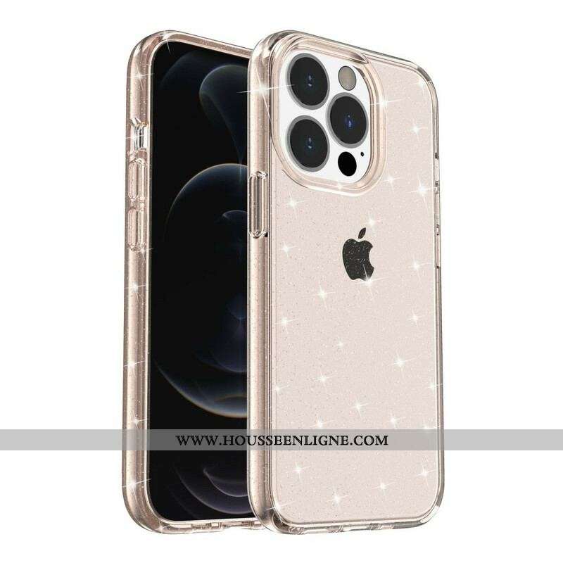 Coque iPhone 12 Pro Max Transparente Paillettes