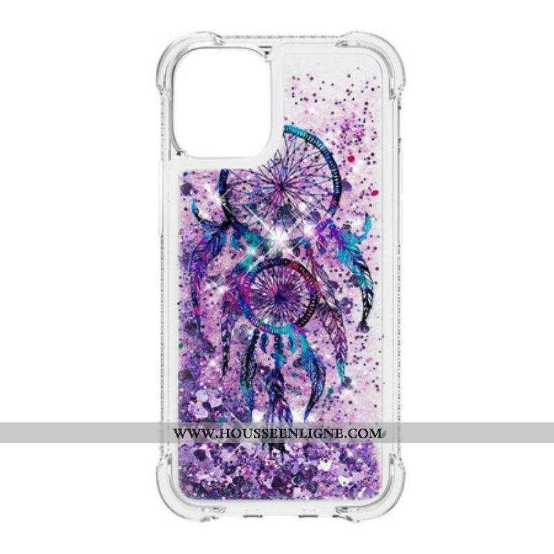 Coque iPhone 13 Mini Attrape Rêves Paillettes