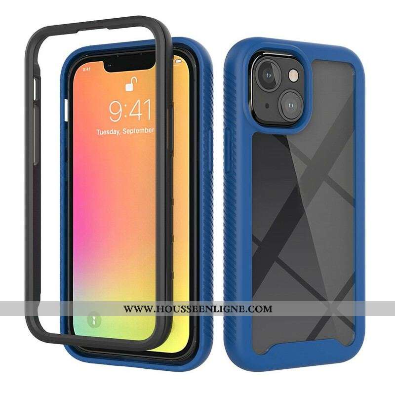 Coque iPhone 13 Mini Conception Hybride Rebords Silicone
