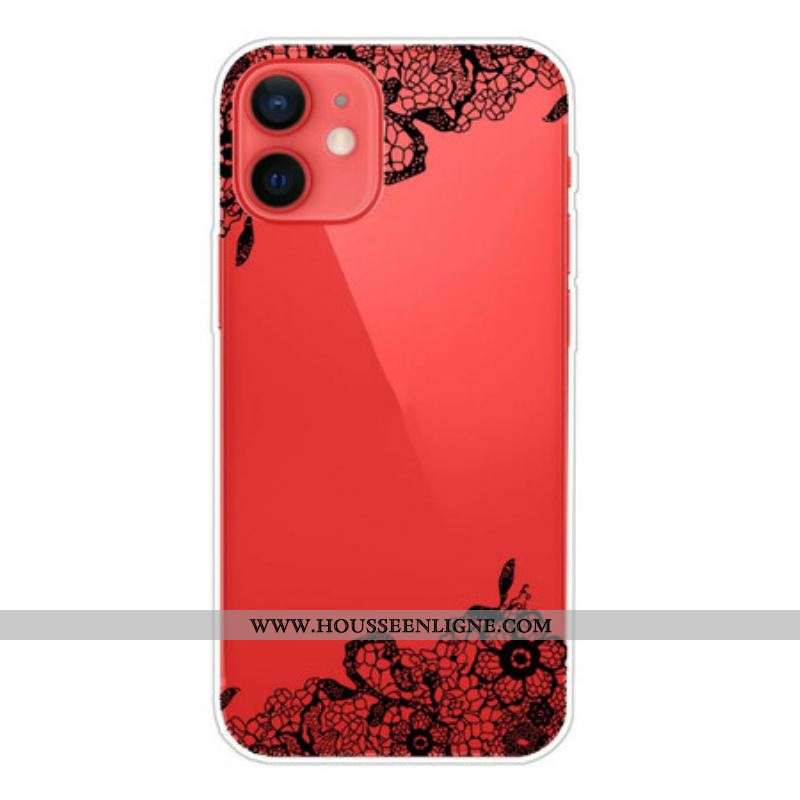 Coque iPhone 13 Mini Dentelle Fine