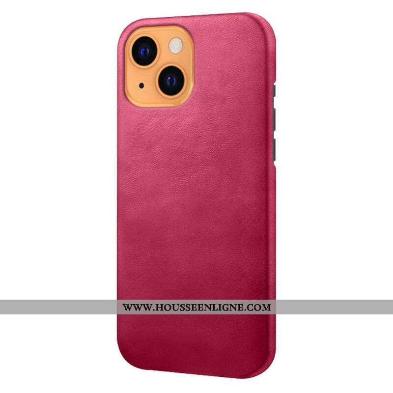 Coque iPhone 13 Mini Effet Cuir KSQ