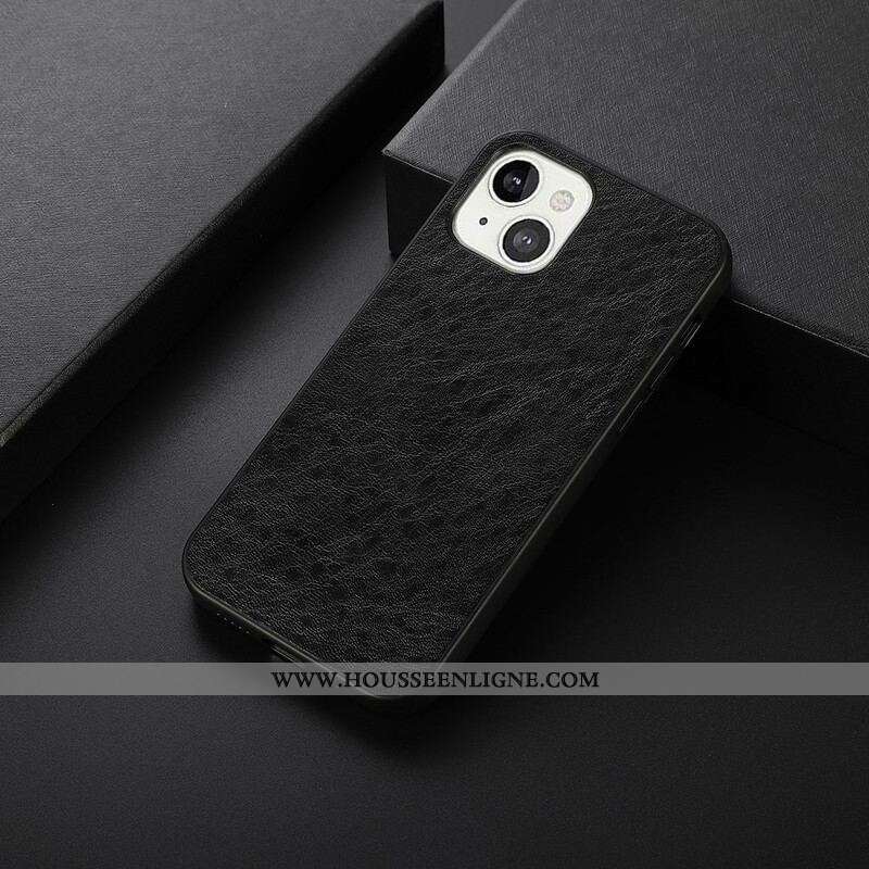 Coque iPhone 13 Mini Effet Cuir Élégance