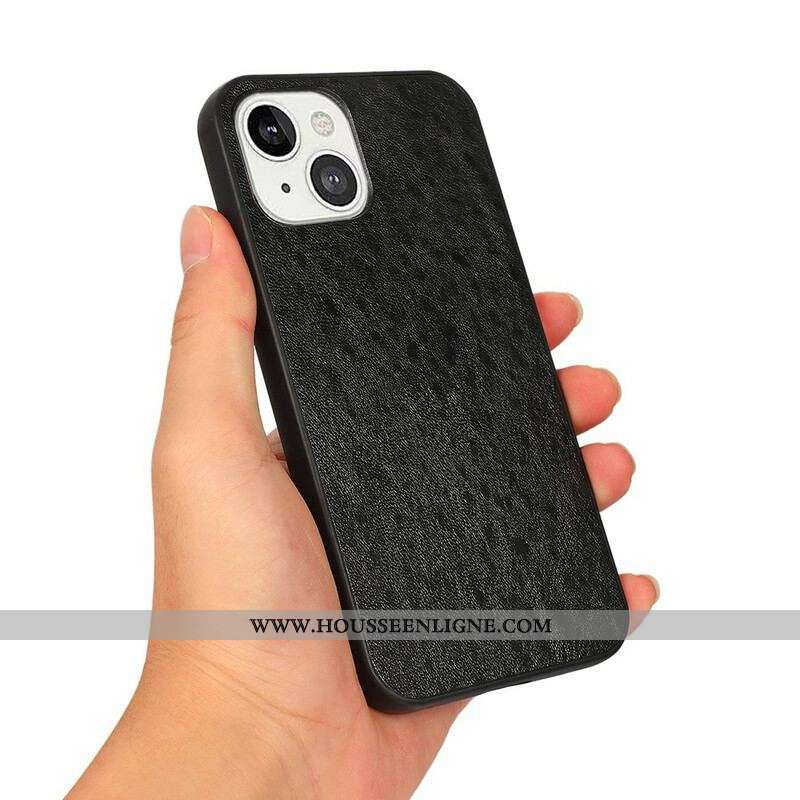 Coque iPhone 13 Mini Effet Cuir Élégance