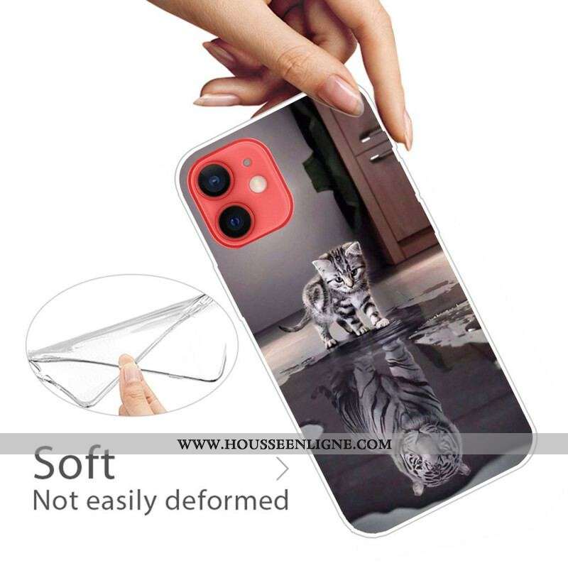 Coque iPhone 13 Mini Ernest le Tigre