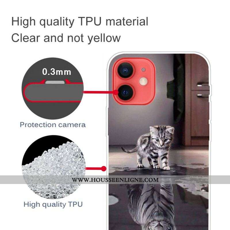 Coque iPhone 13 Mini Ernest le Tigre