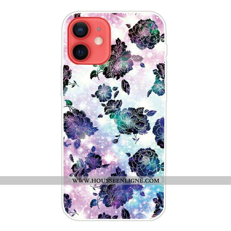 Coque iPhone 13 Mini Fleurs Intenses