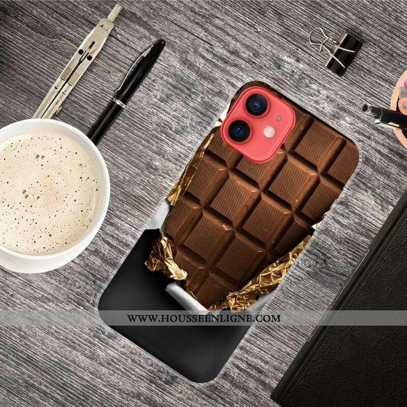 Coque iPhone 13 Mini Flexible Chocolat