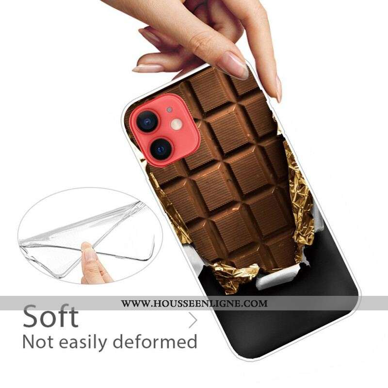 Coque iPhone 13 Mini Flexible Chocolat