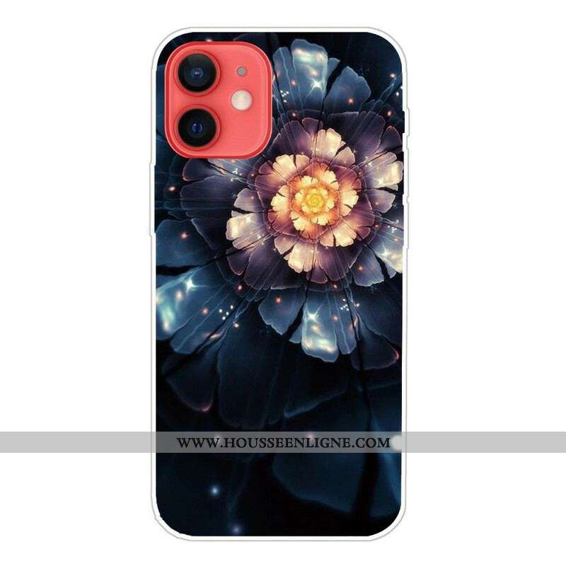 Coque iPhone 13 Mini Flexible Fleurs
