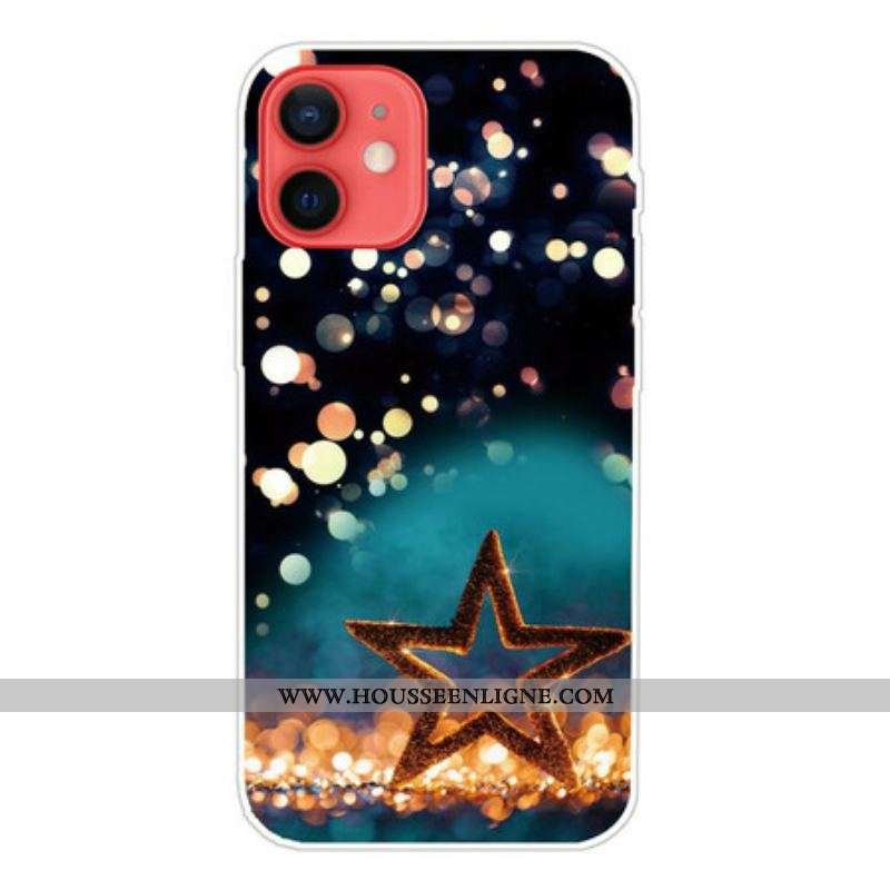 Coque iPhone 13 Mini Flexible Étoile