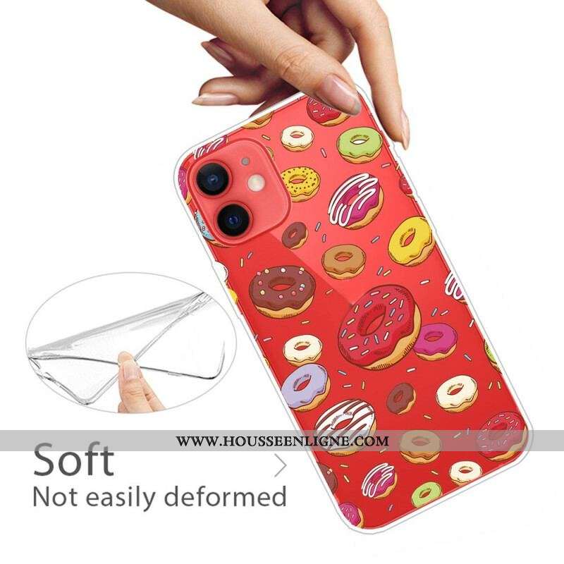Coque iPhone 13 Mini Love Donuts