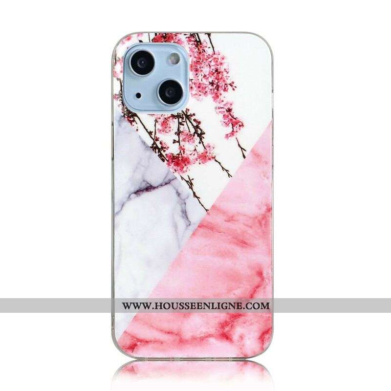 Coque iPhone 13 Mini Marbre Géométries