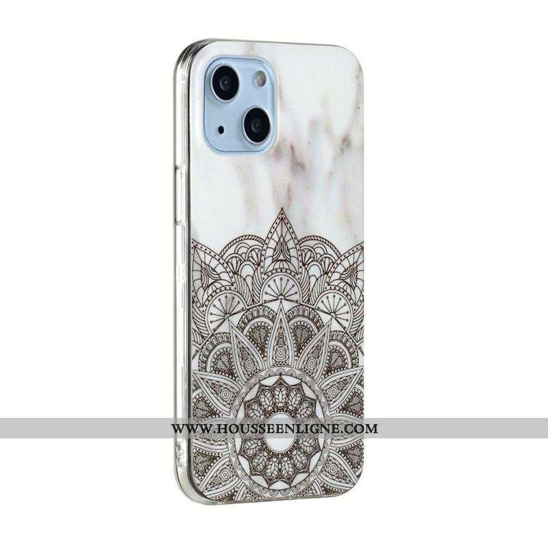Coque iPhone 13 Mini Marbre Géométries