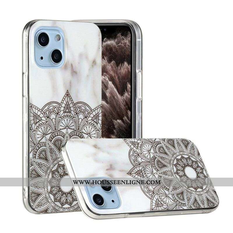 Coque iPhone 13 Mini Marbre Géométries