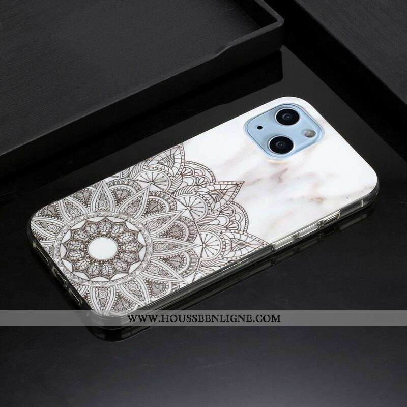 Coque iPhone 13 Mini Marbre Géométries