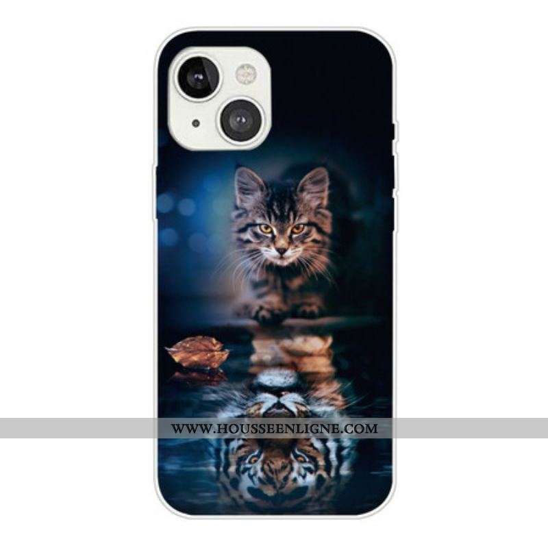 Coque iPhone 13 Mini Mon Tigre