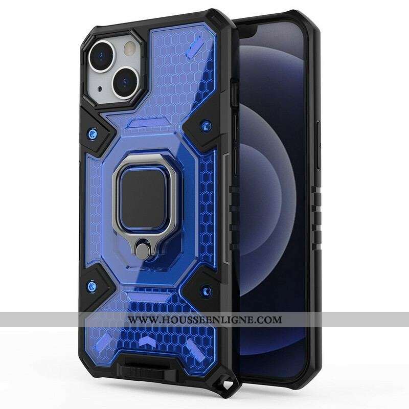 Coque iPhone 13 Mini Nid d'Abeille avec Anneau