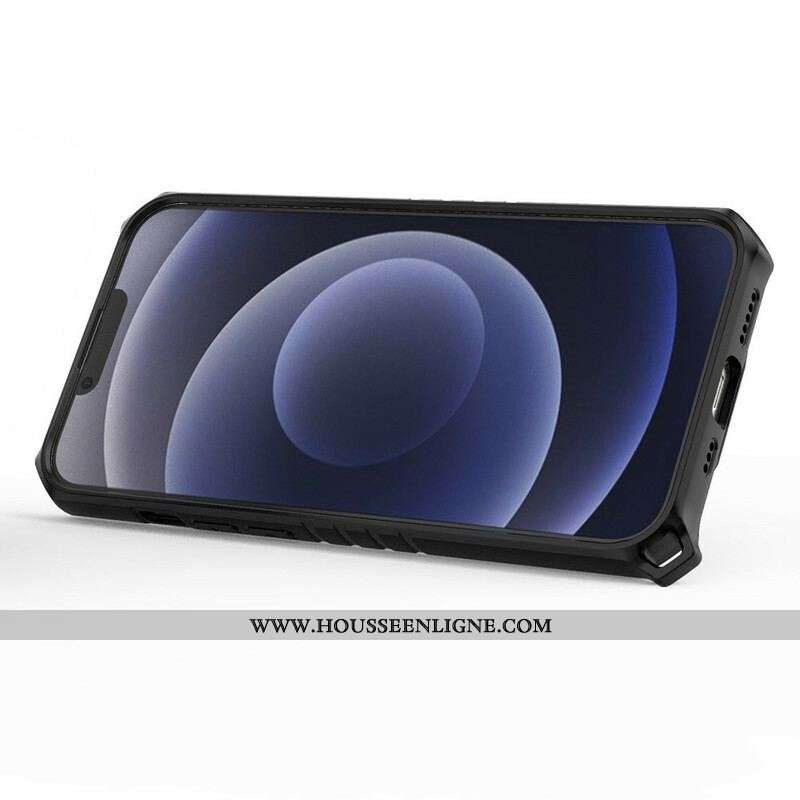 Coque iPhone 13 Mini Nid d'Abeille avec Anneau