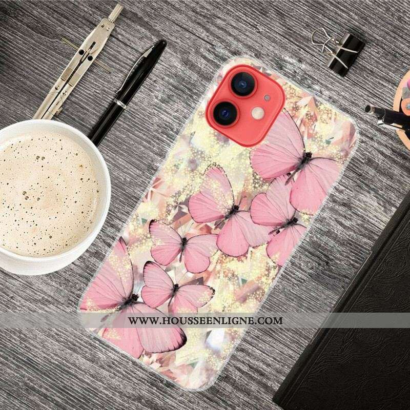 Coque iPhone 13 Mini Papillons Papillons