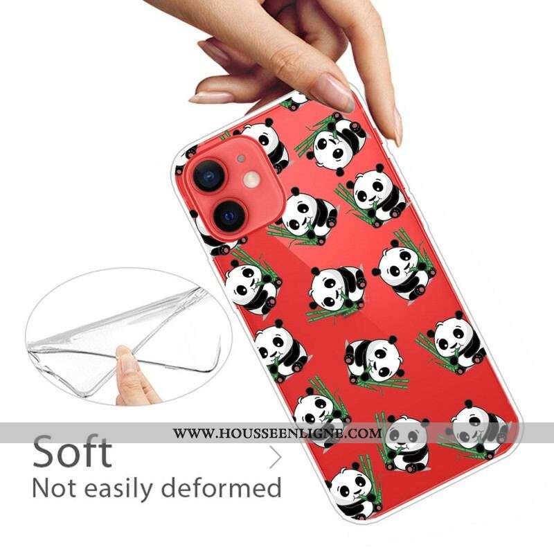 Coque iPhone 13 Mini Petits Pandas