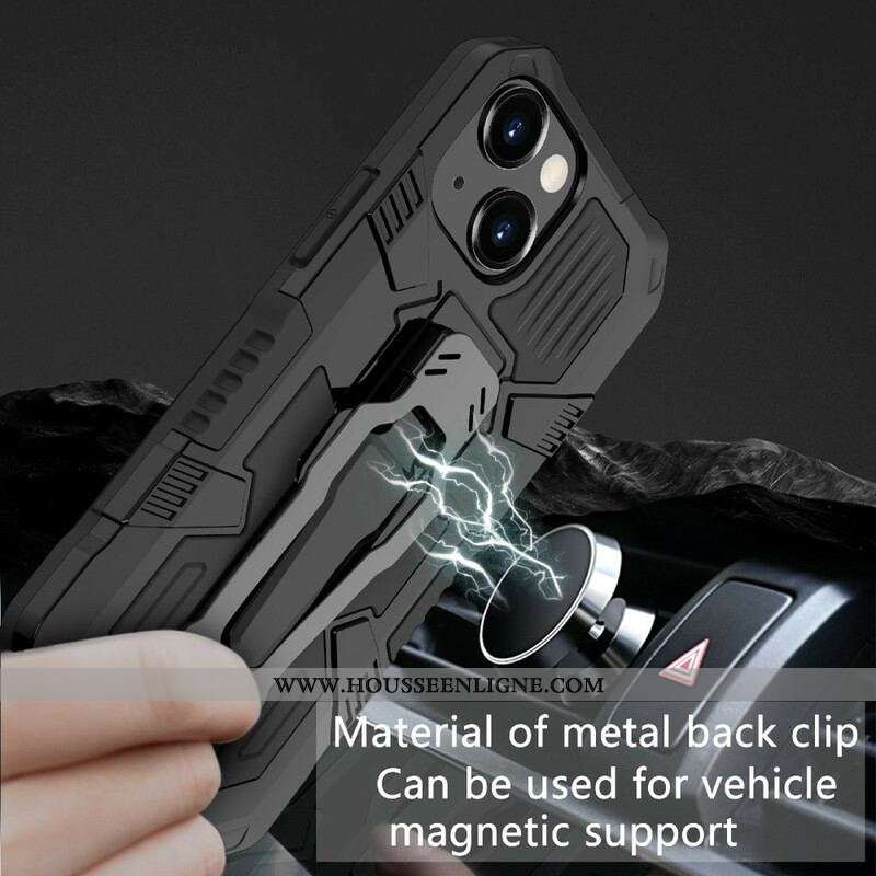 Coque iPhone 13 Mini Robot avec Pince Ceinture
