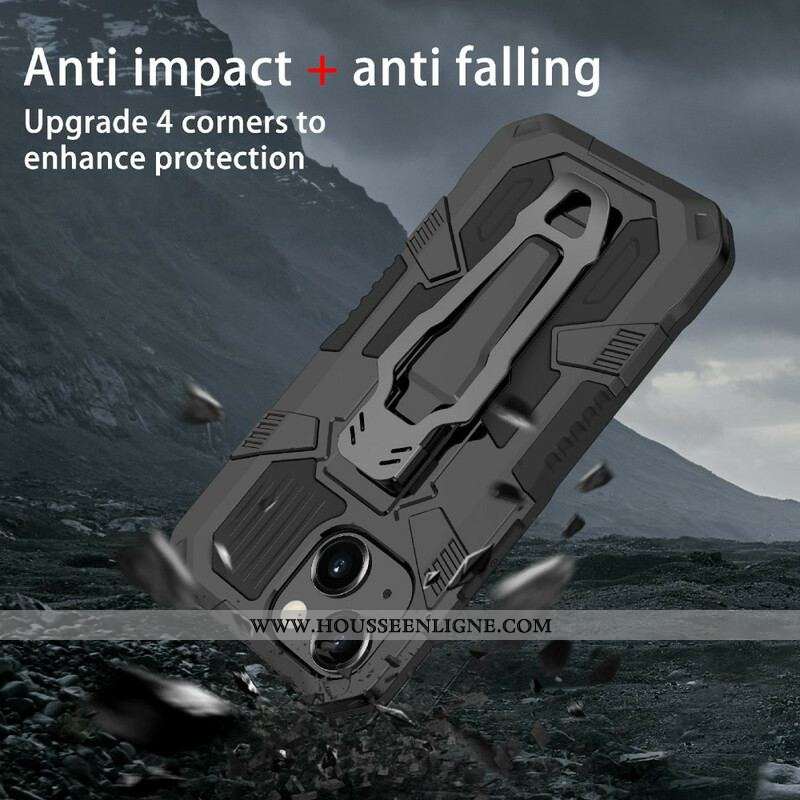 Coque iPhone 13 Mini Robot avec Pince Ceinture