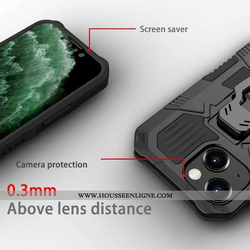 Coque iPhone 13 Mini Robot avec Pince Ceinture