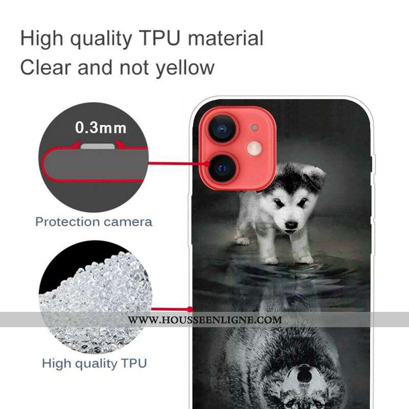 Coque iPhone 13 Mini Rêve de Chiot
