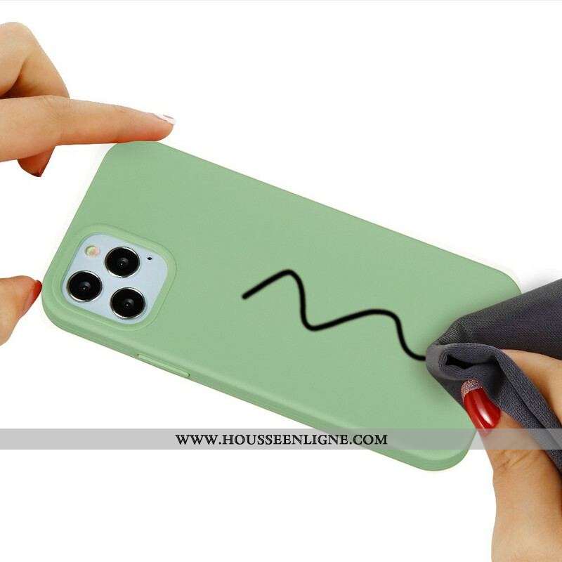 Coque iPhone 13 Mini Silicone Liquide