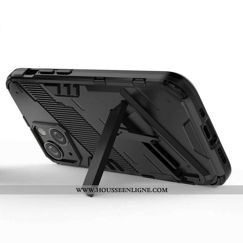 Coque iPhone 13 Mini Support Amovible Deux Positions Mains Libres
