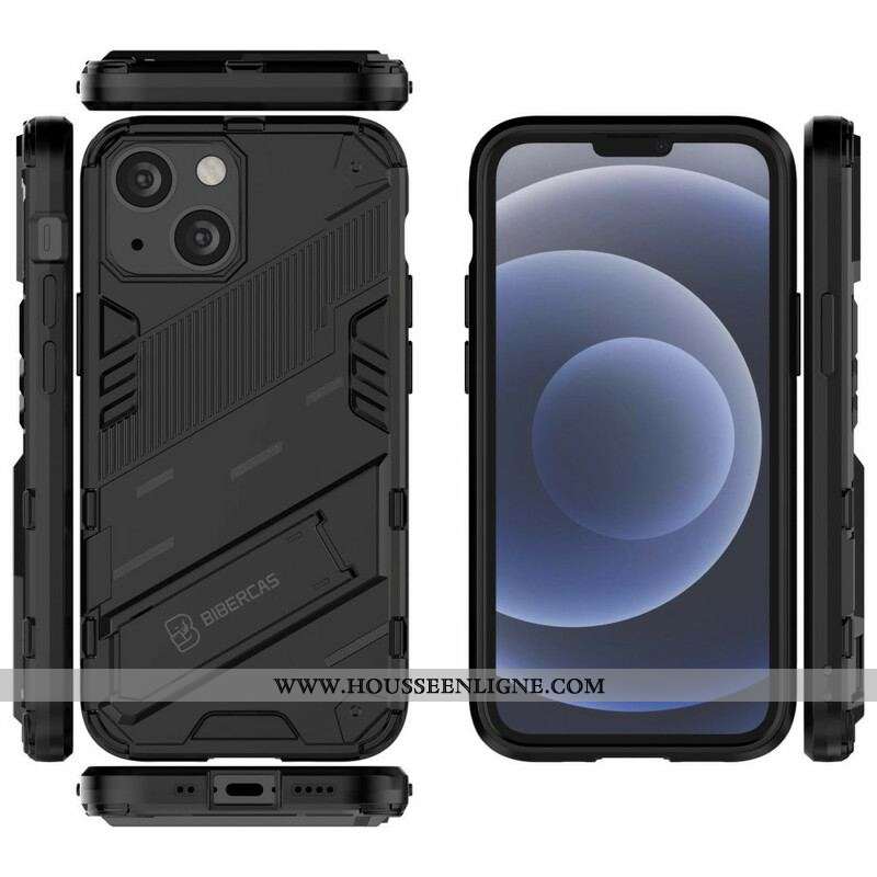 Coque iPhone 13 Mini Support Amovible Deux Positions Mains Libres