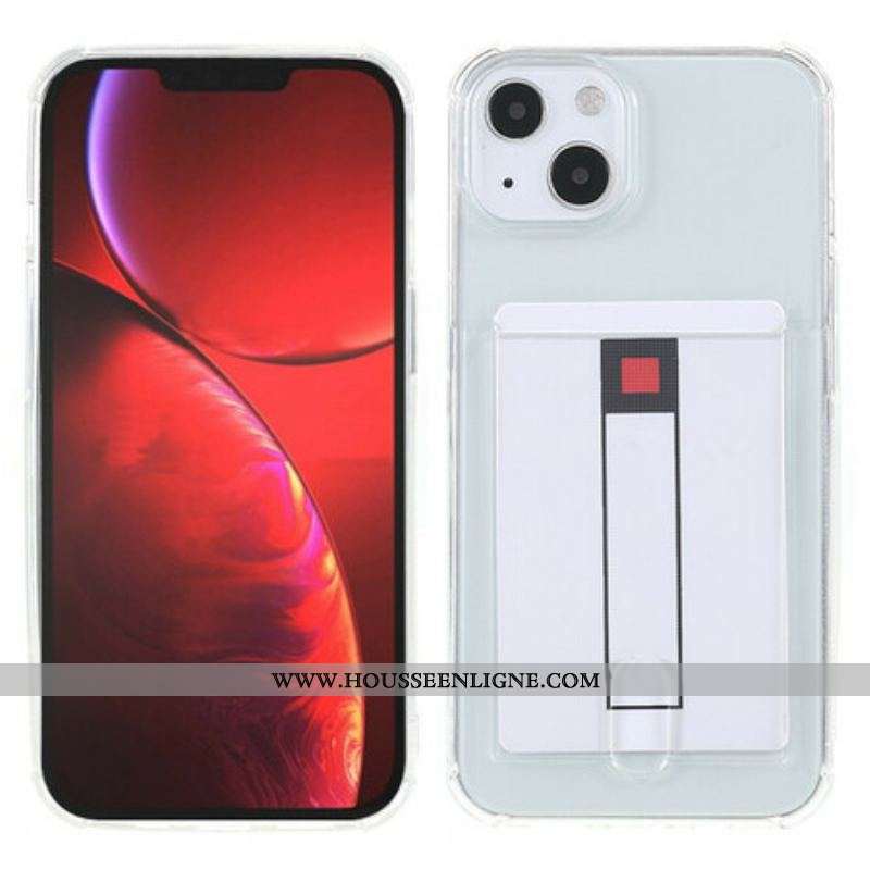 Coque iPhone 13 Mini Transparente Porte-Carte Color