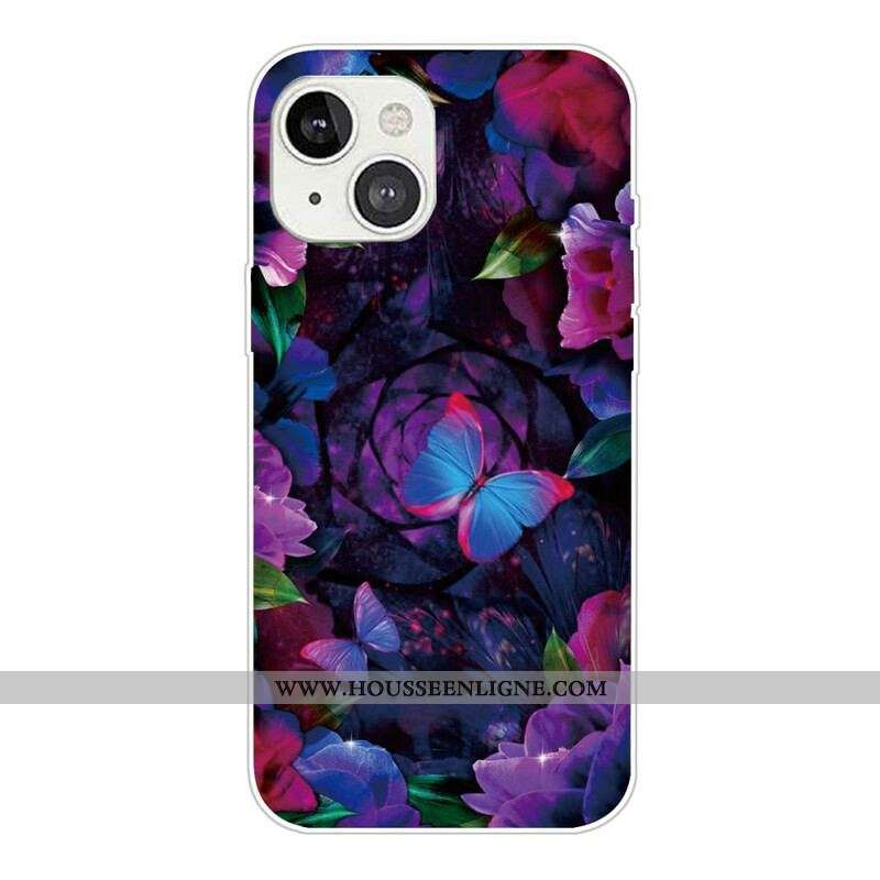 Coque iPhone 13 Mini Variation Papillons