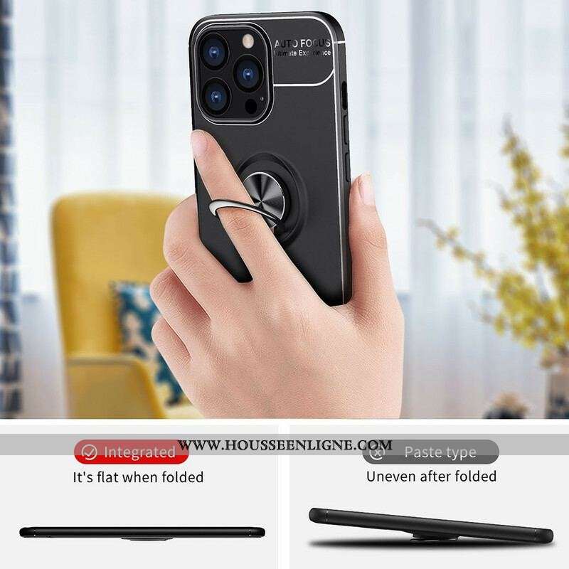 Coque iPhone 13 Pro Anneau Rotatif