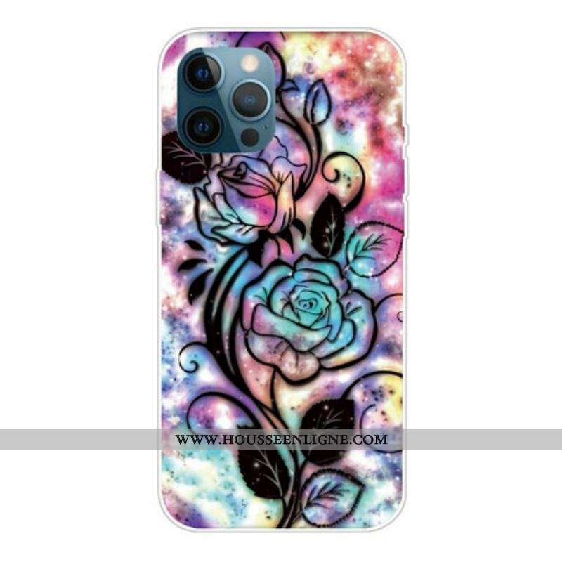 Coque iPhone 13 Pro Fleur Graphique
