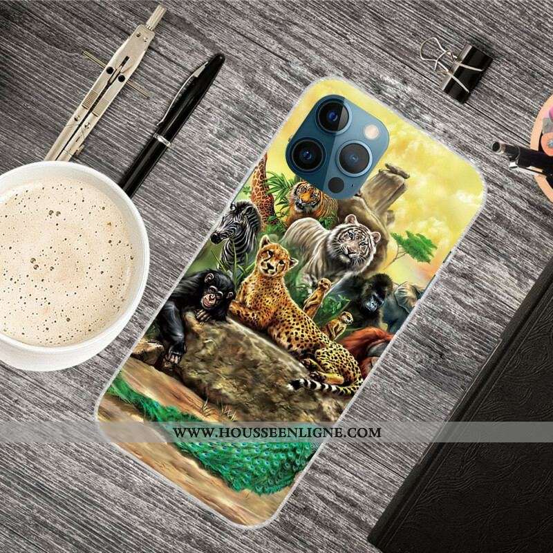 Coque iPhone 13 Pro Max Animaux Safari