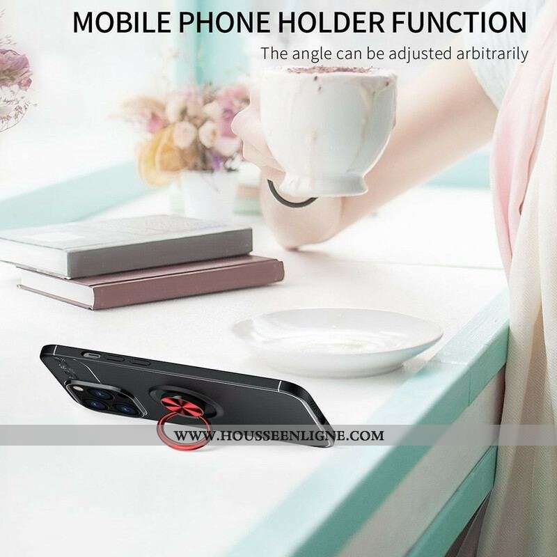 Coque iPhone 13 Pro Max Anneau Rotatif